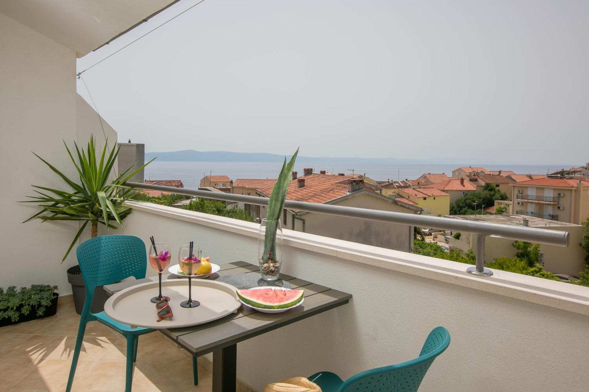 Sea View Ela Apartments Podgora Cameră foto